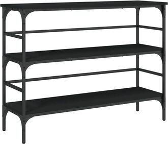 vidaXL Console Table Black 100x32x75 cm Engineered Wood Vidaxl