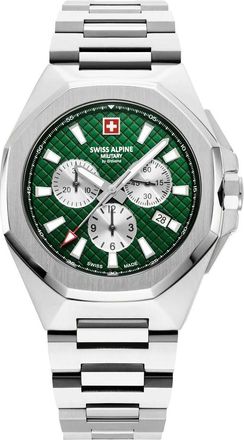 Swiss Alpine Military Avenger 42 mm Horloge - Heren - Accessoires - Grijs - Maat: ONE Size
