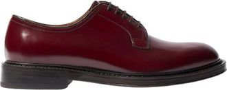 Scarosso Harry Bordeauxveterschoenen - Heren - Nette schoenen - Rood - 47 EU - Leer - Schoenen