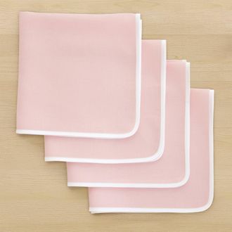 Solino Home Linen Dinner Napkins - Kensington, 20 x 20 in Pink at Nordstrom, Size Large
