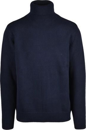 Add Truien & Vesten, Heren, Blauw, M, Katoen, Maglione Collo Alto