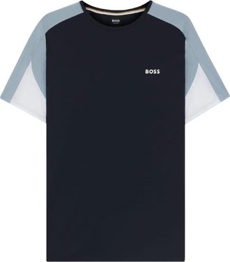 HUGO BOSS Heren Balance Logo T-Shirt (Donkerblauw)