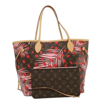 Louis Vuitton Bolso tote de lona Pre-owned - Pre-owned - Mujer - Marr&oacute;n - ONE SIZE