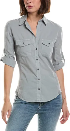 James Perse Contrast Panel Shirt