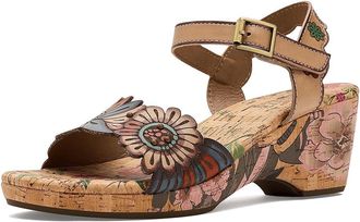 L'Artiste by Spring Step Luvinlife Womens Wedge Shoes Tan : EU 42 (US Womens 10.5-11) M, Leather