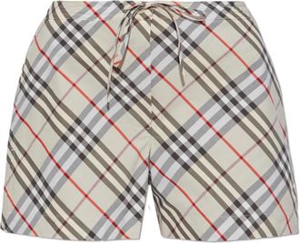 Burberry Katoenen shorts - Dames - Bermuda - Beige - 2XS - Katoen - Korte Broeken
