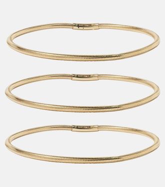 Stone and Strand Bracciale Liquid Gold Stretch in oro 14kt