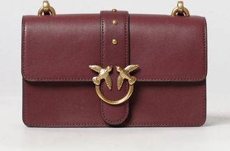 Pinko Mini borsa a tracolla Love One Classic in pelle liscia con fibbia Love Birds