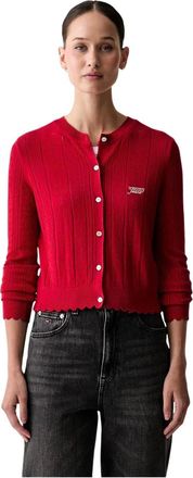 Tommy Jeans Donna, Maglie, Rosso, XS, new