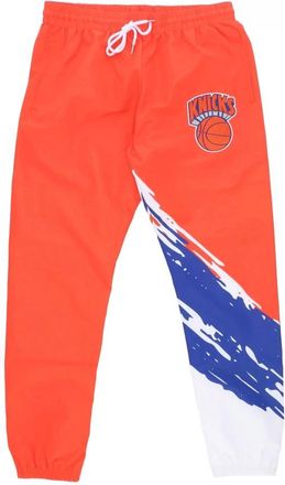 Mitchell & Ness NBA Paintbrush Warm Up Broek - Heren - Sweatpants - Veelkleurig - S - Polyester - Broeken