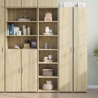 vidaXL Highboard Sonoma Oak 45x41x185 cm Engineered Wood Vidaxl