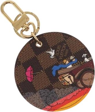 Louis Vuitton Pre-owned Accessories, female, Brown, Size: ONE SIZE Pre-owned Canvas Key Holder