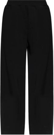 Dsquared2 Sweatpants met logo-opdruk - Heren - Broeken - Zwart - Maat: L Viscose