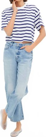 Pistola Denim Lexi Bowed Straight Jeans In Athens