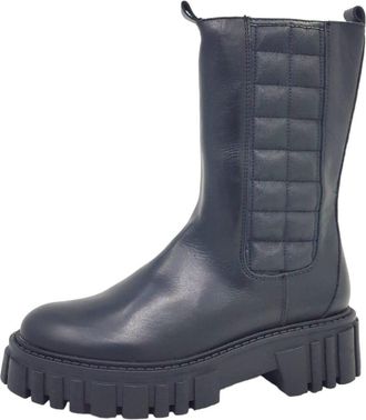 Palpa Womens Black Casual Zip Up Boots, black, 8.5 UK