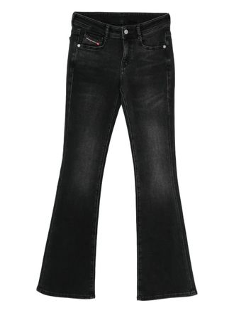 Diesel logo-tag jeans - Black