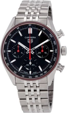 Tag Heuer Carrera Chronograph Automatic Black Dial Mens Watch CBS2114.BA0053