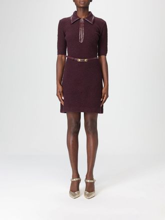 Elisabetta Franchi Abito in maglia di lana a polo Elisabetta Franchi