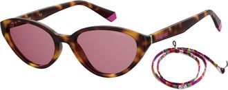 Polaroid PLD 6109/S 0T4/0F Womens Sunglasses Tortoiseshell Size 53