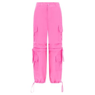 Freddy Pantaloni cargo con doppie tasche e coulisse intermedia