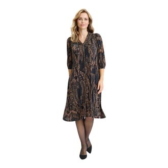 In Front Vestidos Maxi - Dresses - Mujer - Negro - 2XL