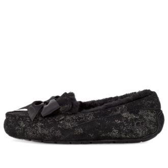 UGG (WMNS) UGG Ansley Bow Glimmer Black 1125830-BLK