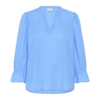 Kaffe Bluse - - Blouses & Shirts - Donna - Blu - XL