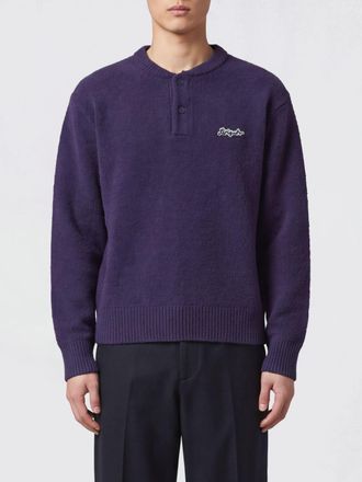 Axel Arigato Maglia girocollo in misto cotone con logo ricamato e finiture a costine