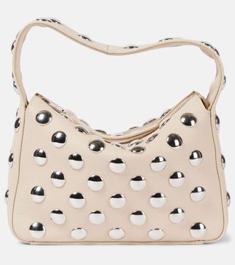 Khaite Borsa Elena Small in pelle con borchie