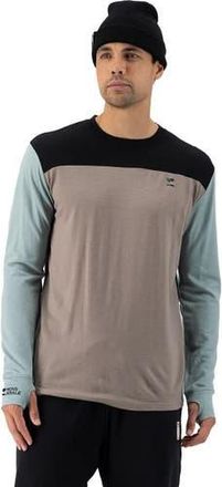 Mons Royale Yotei Tech Long-Sleeve Top - Mens in Cedar/black at Nordstrom, Size Medium