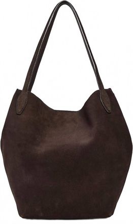 Madewell Womens The Shopper Tote Bag In Dark Carob