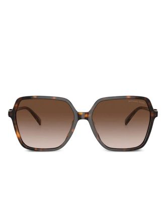 Michael Kors Occhiali da sole con placca logo - Marrone