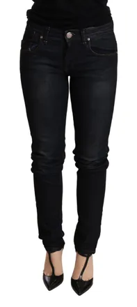 Acht Washed Low Waist Skinny Womens Trouser