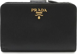 Prada Black Nero Leather Wallet (Bi-Fold) (Pre-Owned)