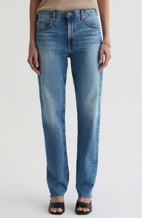 AG - Adriano Goldschmied The Boyfriend Mid Rise Straight Leg Jeans in American West at Nordstrom, Size 26