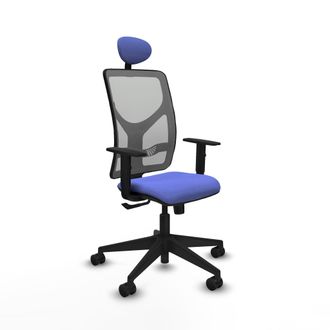 Piqueras y Crespo Silla De Oficina Con Cabecero Motilla Piqueras Y Crespo 1d066n1 Azul Claro