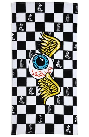 Von Dutch Iconic Y2K 100% Cotton 30x60 Beach Towel | Hot Pink Cheetah in Vision Board at Nordstrom