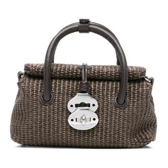Zanellato Handbags, female, Brown, Size: ONE SIZE Dotta Vimini Baby Tote Bag