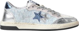 2Star Very Star Sneakers - Dames - Sneakers - Blauw - 39 EU - Leer - Schoenen