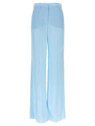 Sportmax Blue Viscose Casual Womens Pants