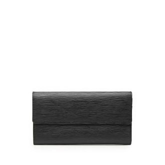 Louis Vuitton Pre-owned Wallets, female, Black, Size: ONE SIZE Pre-owned Epi Wallet