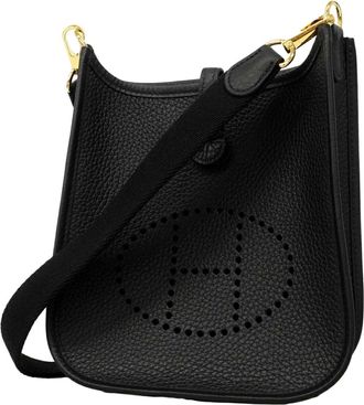 Herm&egrave;s Black Pochette (Pre-Owned)