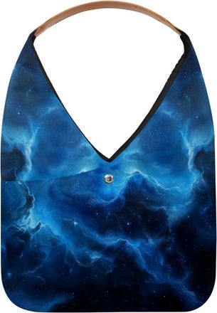 Generic Stars Nebula Reusable Lightweight Grocery Bags - Foldable Into Compact Pouch, Washable & Sturdy, Multipurpose for Shopping and Travel