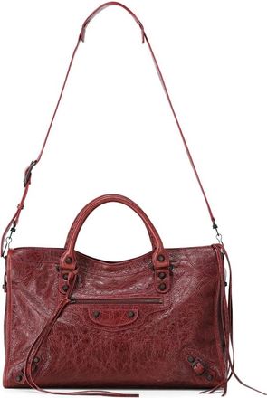 Balenciaga Handtassen - Dames - Tassen - Rood - Maat: ONE Size Katoen