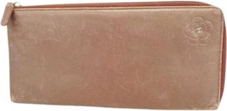 Chanel Pre-owned Wallets, female, Red, Size: ONE SIZE Pre-owned Vintage Long Wallet (bi-fold)