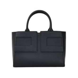 Elisabetta Franchi Handbags, female, Black, ONE SIZE, Black Maxi Logo Bag