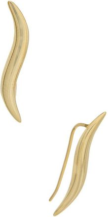 Italian Gold, Inc 10K Polished Wave Climber Earrings