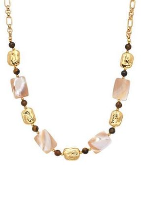 Eye Candy Los Angeles Sophia Collar Necklace in Gold at Nordstrom Rack