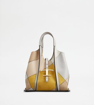 Tod's T Timeless Shopping Bag in Leather Mini
