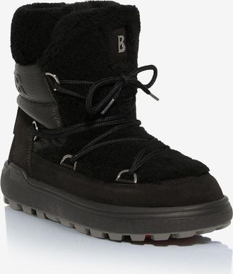 Bogner Schneestiefeletten aus Leder und Shearling Chamonix
